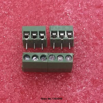 

100PCS KEFA KF350-3.5-3P KF350-3P KF350 3Pin 3.5mm high quality Environmental copper feet Straight Pin PCB Screw Terminal Block