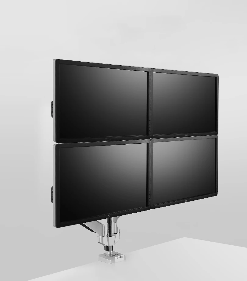 Loctek D7Q Quad-arm Desk Monitor Mount 10