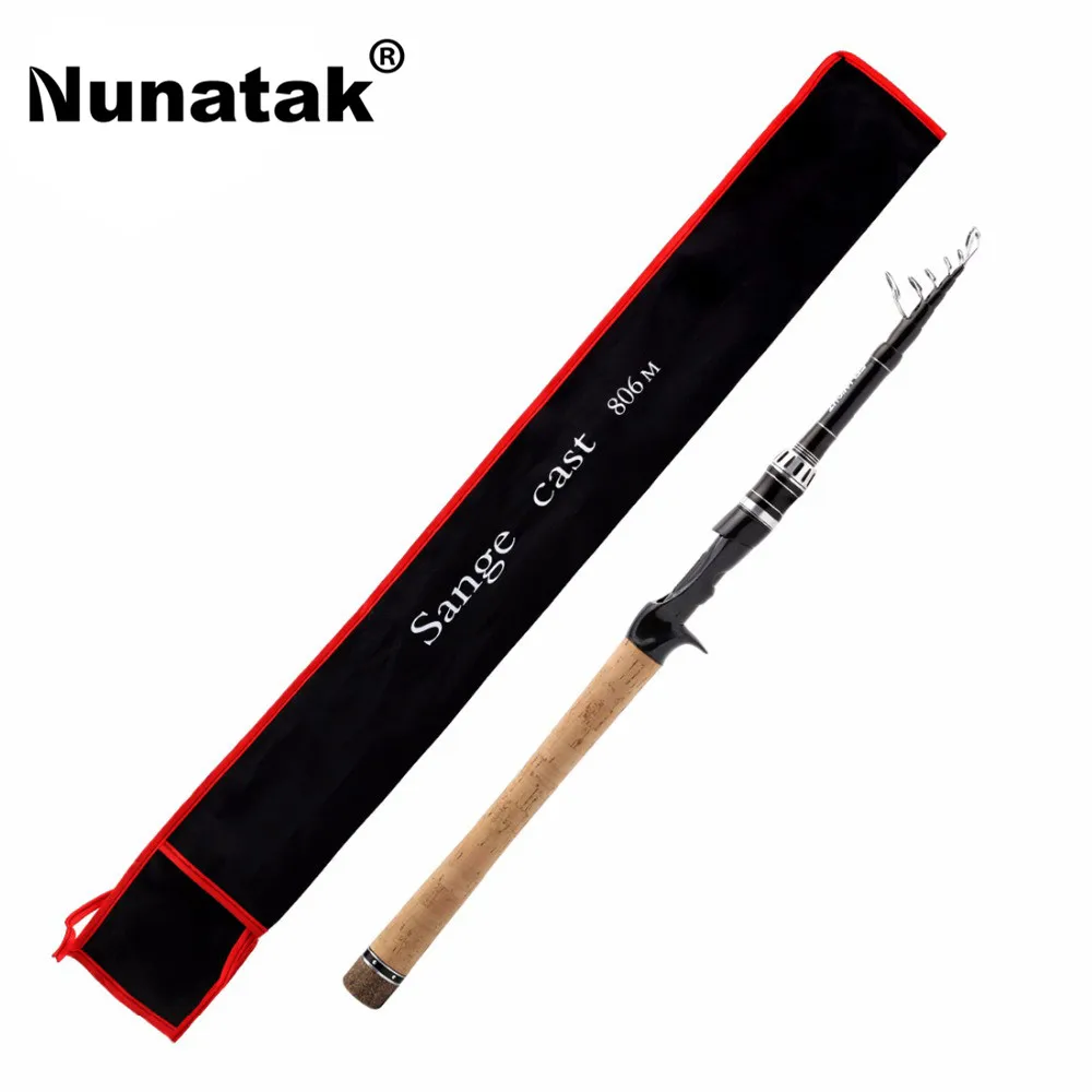 Nunatak Fishing Rods Combo Reels Includes 2.1 M Stem Travel Lure + 6.3: 1/7. 0: 1 11 + BB VIPER1200 / 1200HG Baitcasting