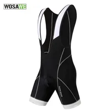 Wosawe Панталоны мягкий 4D гель Велосипедный Спорт нагрудник Шорты для женщин Для мужчин Ciclismo Джерси нагрудник Шорты для женщин Bicicleta mtb велосипеды Панталоны