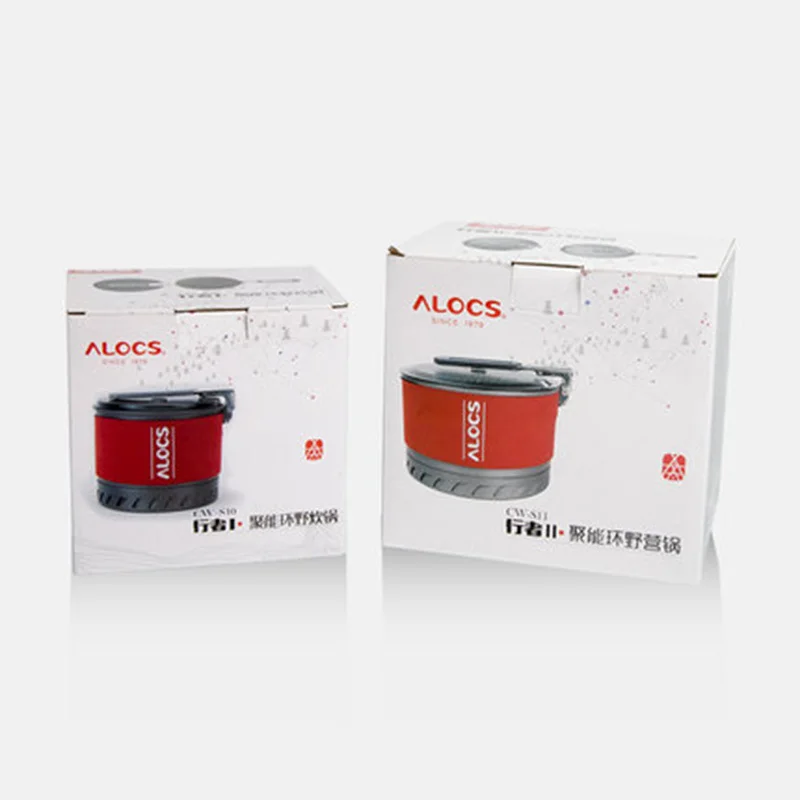 Alocs botella de agua al aire libre de calefacción rápida olla de Camping utensilios de cocina hervidor de calor equipo de senderismo CW-S10 l/CW-S11 l/ L