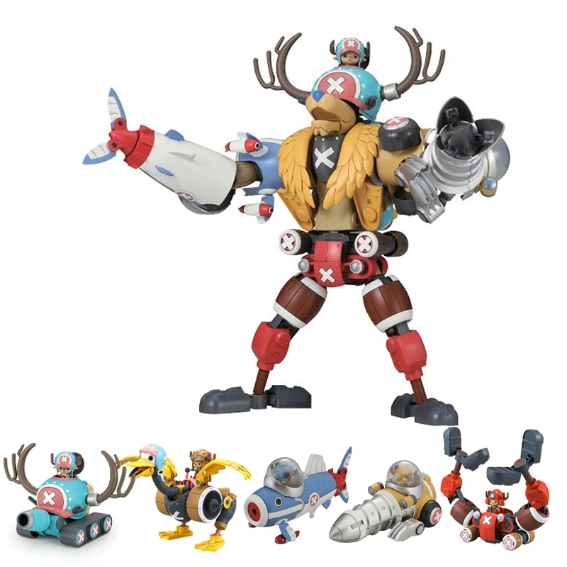 One Piece Tony Tony Chopper Fit Robot Assembly Gundam Model Boy Toy Child Puzzle Gift Action Figure