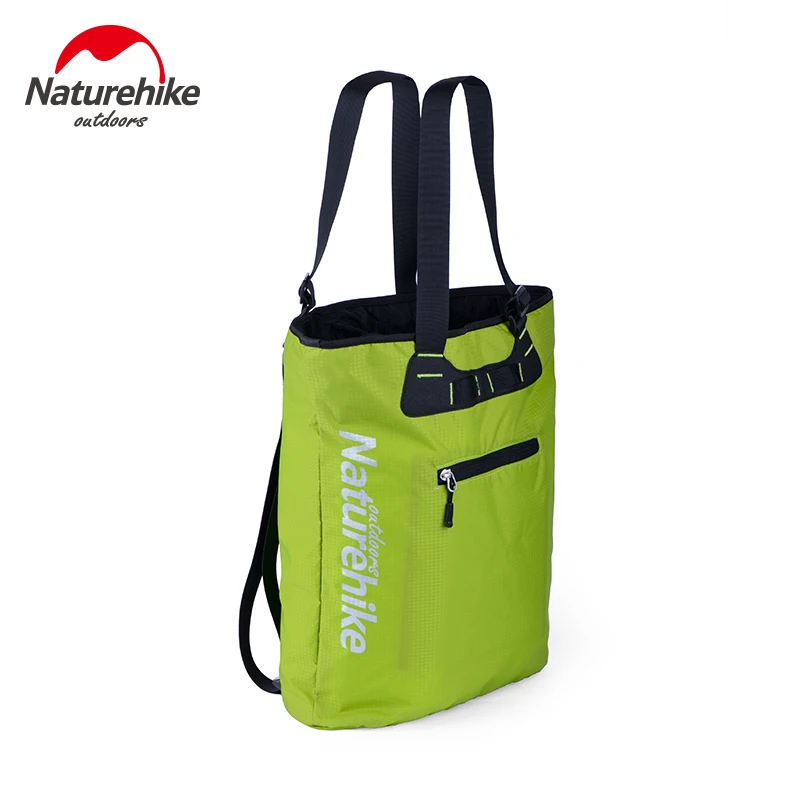 NatureHike 15L Рюкзак Спортивная Сумка маленькие беговые рюкзаки портативные несколько видов использования сумка через плечо 4 цвета - Цвет: Green