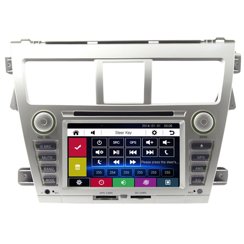 Best Free Shipping 6.2" Car DVD Player GPS Navigation For TOYOTA Viso ( Toyota Yaris USA Version) 2007 2008 2009 2010 2011 2012 2013 2