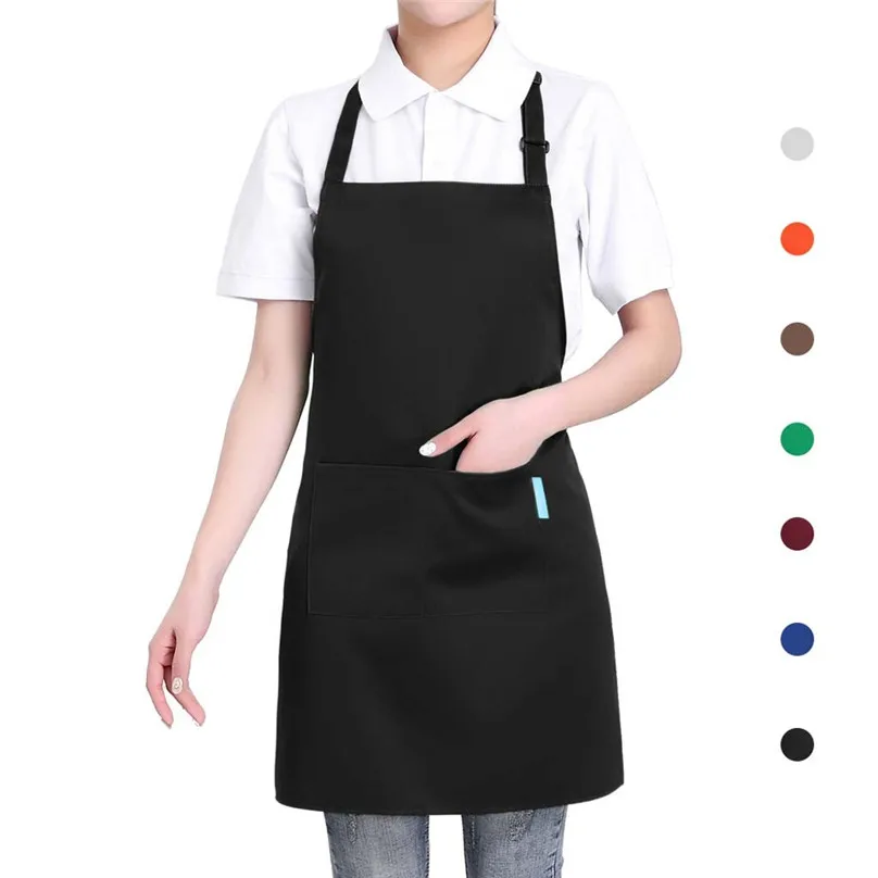 Women Apron Fashion Coffee Shop Waist Kitchen Adult Florist Home Gown Work Dress Cooking Baking Restaurant aprons #3f15s (6)
