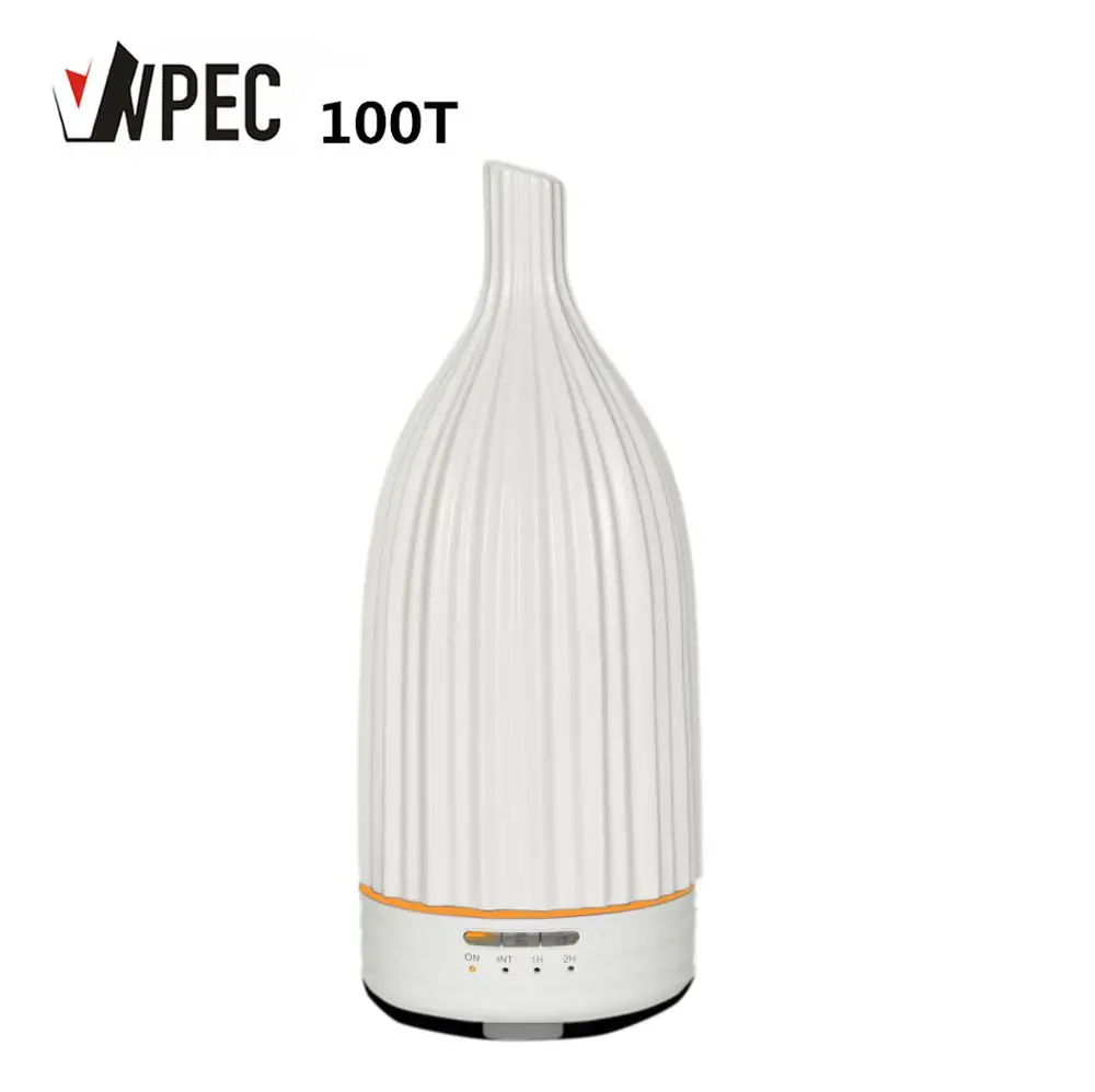 

VVPEC 100ml Essential Oil Diffuser Decor Cute Vase Mini Ceramic Home Humidifier 100mL Portable for Home Bedroom Office Travel