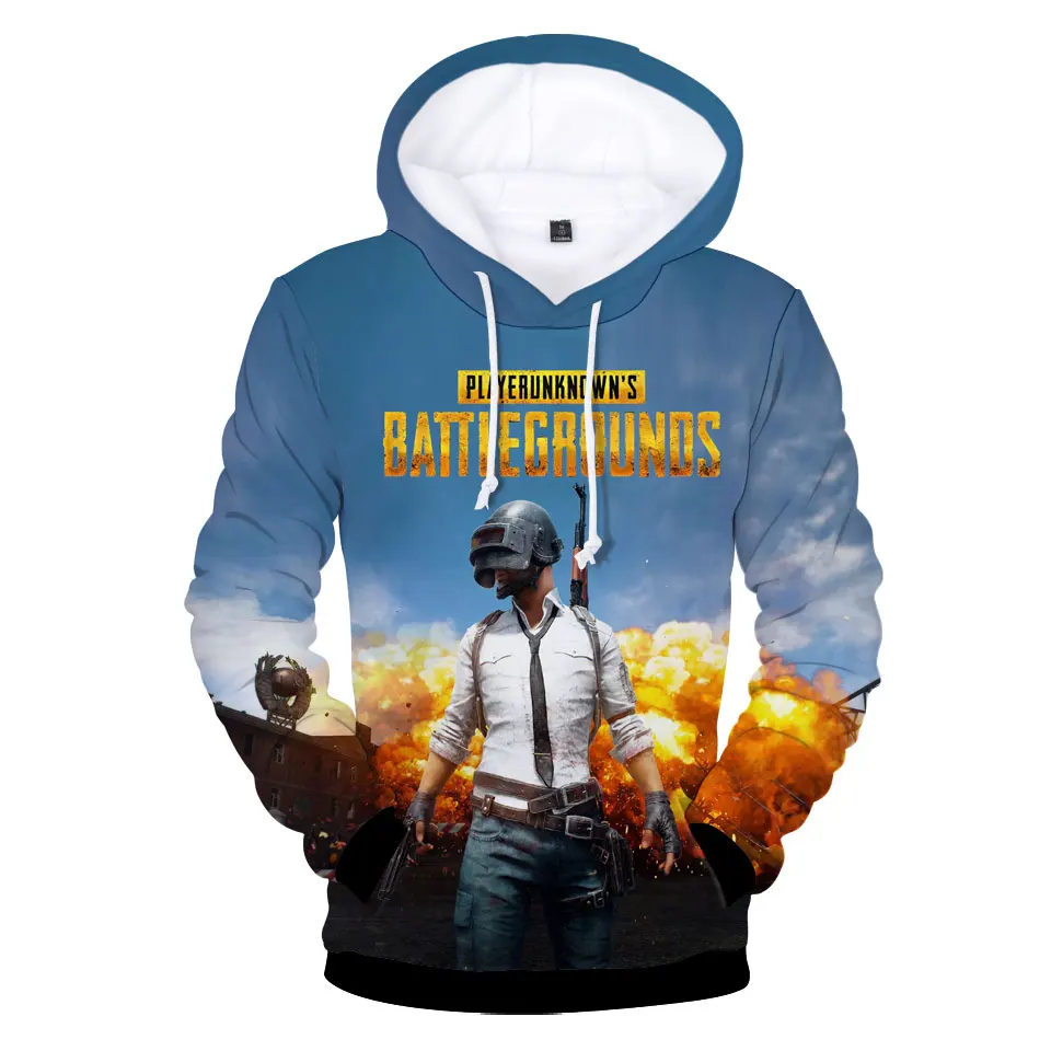 

2019 Fashion new PUBG male / female 3D hoodie 2019 hot survival game PUBG printing streetwear pullover boy 3D hooded sweatshirt