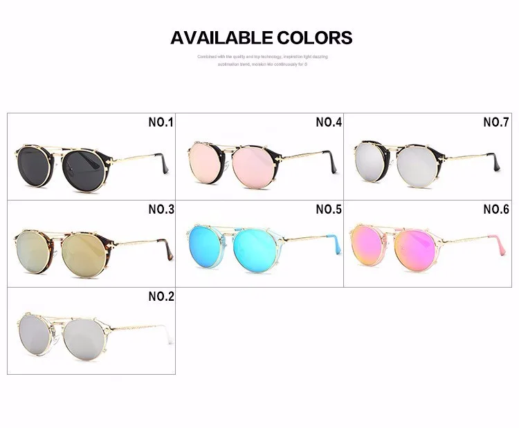 JackJad 2021 Fashion Style SteamPunk Clamshell Removable Sunglasses Vintage Retro Brand Design Sun Glasses Oculos De Sol Gafas JackJad 2021 Fashion Style SteamPunk Clamshell Removable Sunglasses Vintage Retro Brand Design Sun Glasses Oculos De Sol Gafas