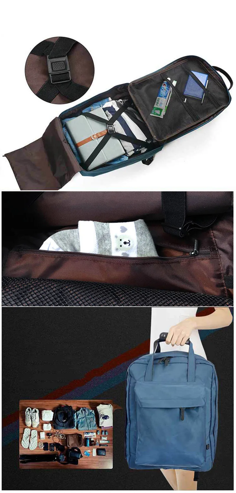 2019 обувь для мужчин и женщин чемодан путешествия рюкзак Упаковка Организатор Сумочка Мода непромокаемая сумка оптовая продажа