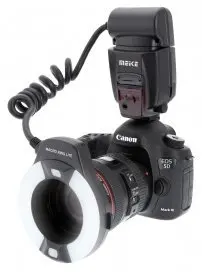 

Meike MK-14EXT Macro TTL ring flash for Canon E-TTL TTL with LED AF assist lamp