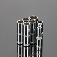 1 шт. 1/4 дюймовый накопитель 6,3 мм хром-ванадиевая 6-точечный глубокое гнездо для тяжелых условий эксплуатации пневматические инструменты по ремонту автомобилей бытовой Высокое качество обслуживания