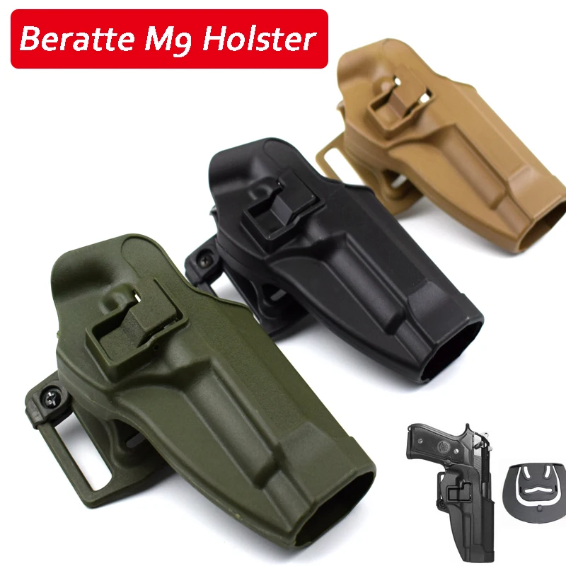 

Left / Right Hand Military Beretta M9 92 96 Pistol Waist Holster Tactical Hunting Airsoft Gun Right Hand Belt Pistol Holster