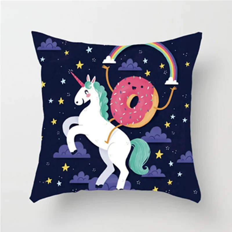 

Cute Kawaii Pillow Unicorn Rabbit Nursery Decor Cushion Without Insert Pink Girls Room Kids Bedroom Decoration For Birthday Gift