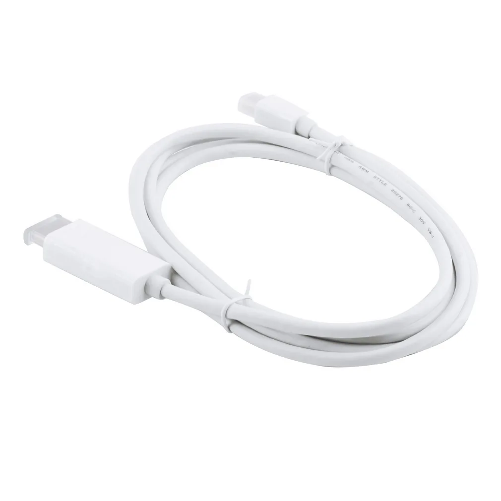 

1pc Free shipping Brand  3M white Mini Displayport To HDMI Cable Adapter For Macbook for Pro Air for iMac