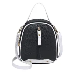 Милый мини-рюкзак для женщин на молнии, плечи, маленький рюкзак, Женский кошелек с надписью, мобильный телефон, сумка-мессенджер, рюкзак для