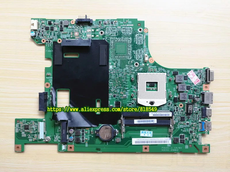الأصلي B590 اللوحة المحمول HM70 UMA PGA989 DDR3 صالح لينوفو B590 الكمبيوتر الدفتري لوحة النظام اختبارها بشكل كامل