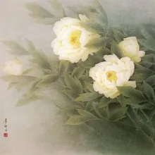 DIY шелк тутового шелкопряда Сучжоу наборы для вышивки напечатанные картины, комплекты для рукоделия Penoy цветет
