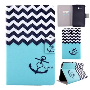 

7 patterns Book Case for Samsung Galaxy Tab Lite 3 7.0 T110 T111 T113 T116 T115 Tablet Painting Folio Flip Stand Case Cover