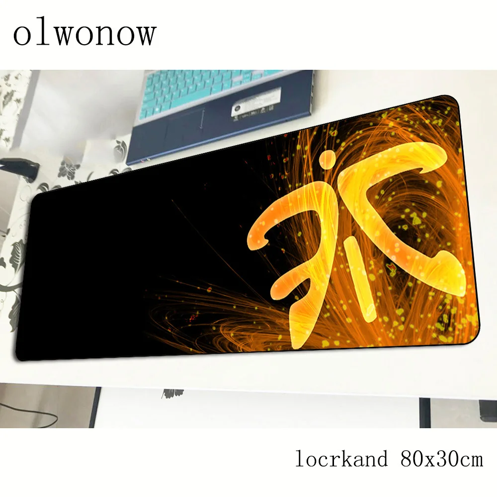 fnatic mousepad 80x30cm big gaming mouse pad gamer mat High quality game computer desk padmouse keyboard large play mats | Компьютеры и