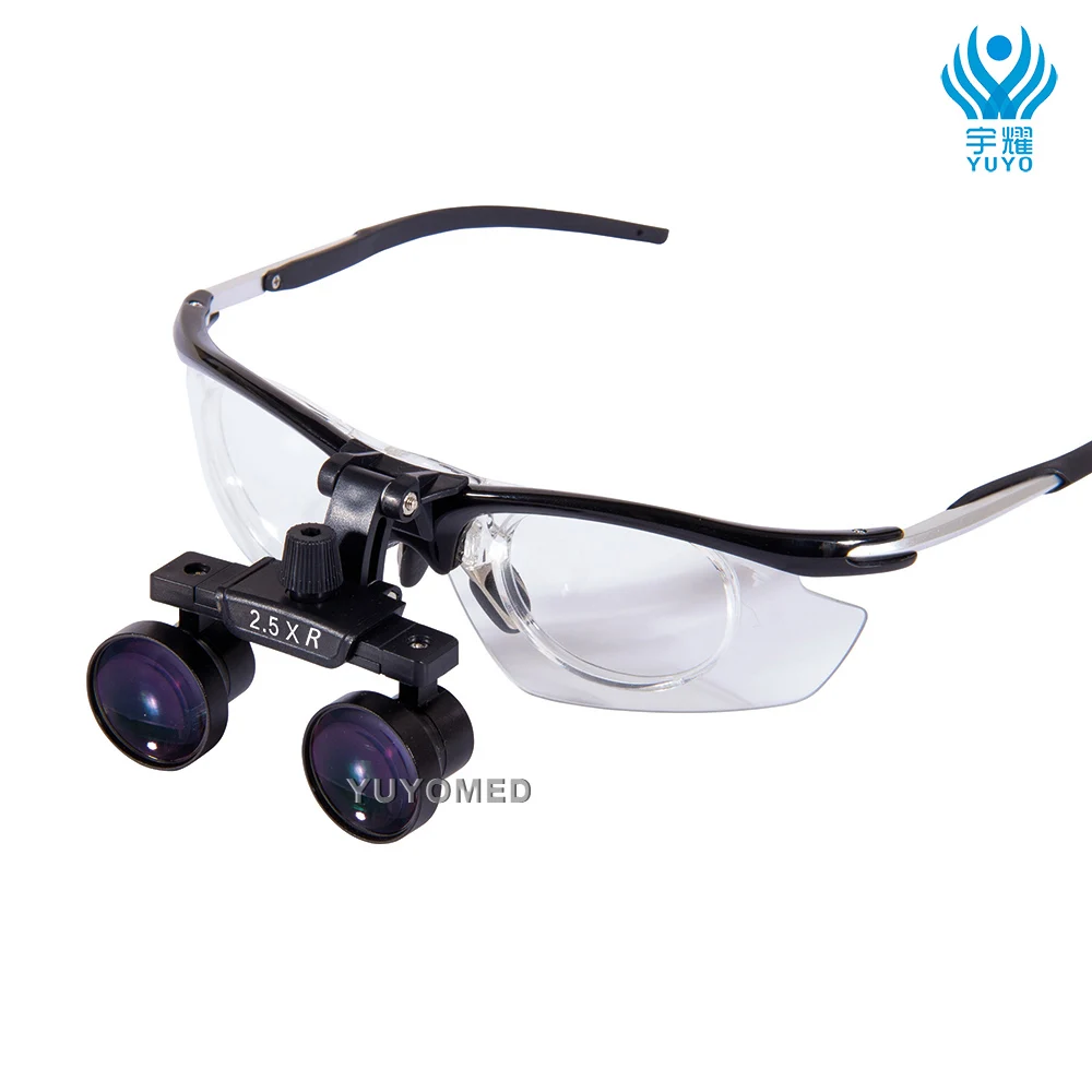 

New AluminumDentist Dental Surgical Medical Binocular Loupes 2.5XR +long woring distance +Optical Glass Loupe surgical magnifier
