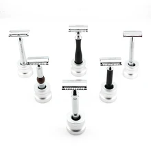 Безопасная бритва подставка держатель стойки для бритья алюминиевый сплав бритвенная база аксессуар 10 шт./лот Новинка