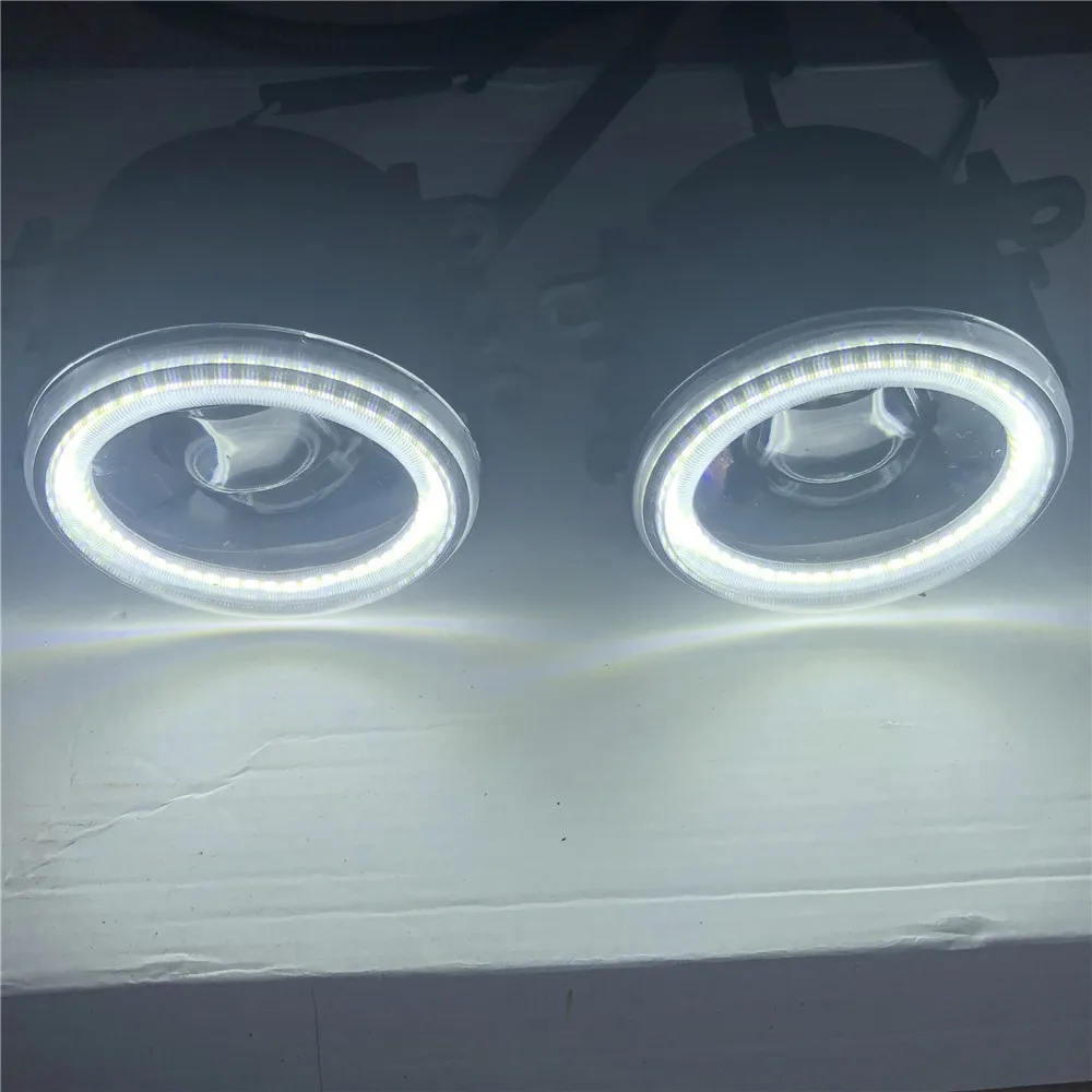 Ангельские глазки высокой яркости передний бампер автомобильный светильник в сборе противотуманная фара для Mitsubishi Outlander L200 Pajero Grandis Galant 03-15