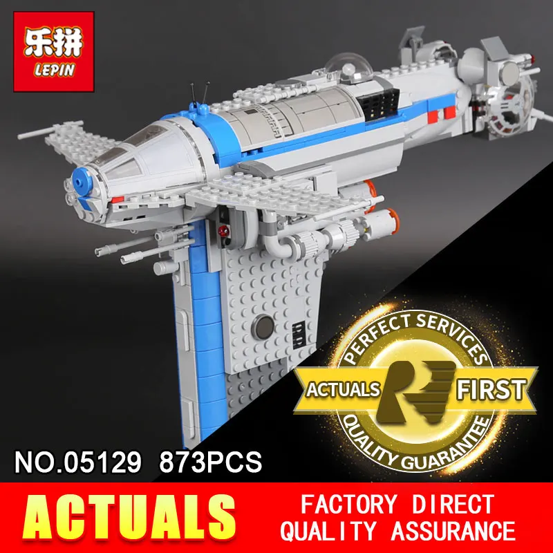 

Lepin 05129 STAR The Resistance Bomber 873Pcs Building Blocks Bricks Assemblage Toys DIY Educational Model 75188 WARS