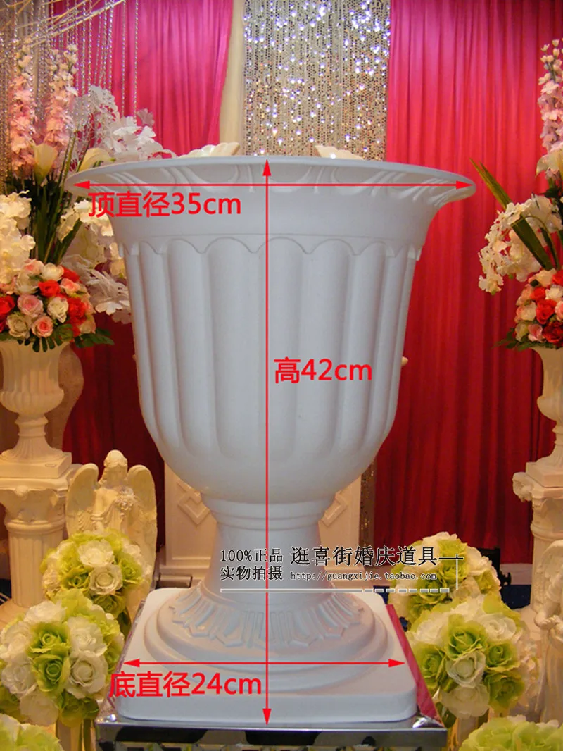 Props wedding luo road led cup flowerpot plastic flower POTS