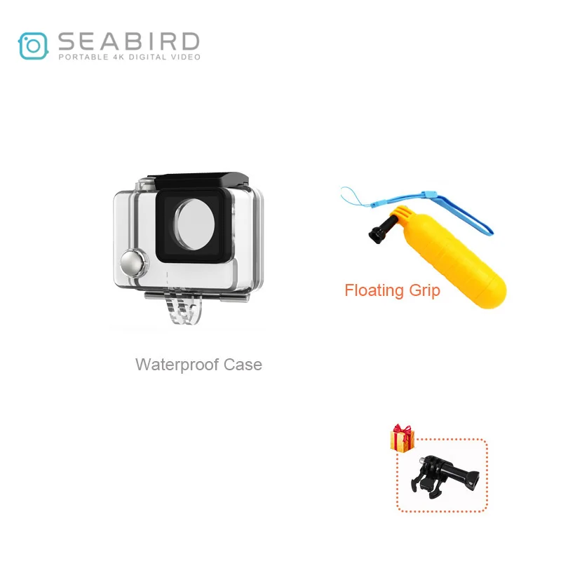 

Waterproof Case and Floating Rod for SeaBird Action Camera
