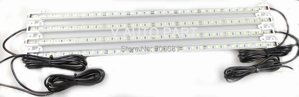 Tkeapl thtmh 10x12 В 30 LED 5050 SMD Алюминий твердая полосы света холодный белый крючок Водонепроницаемый