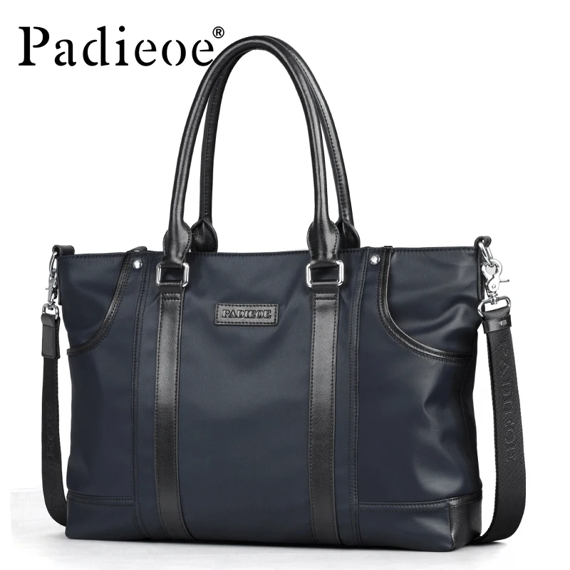 

Padieoe men bag briefcase computer bag messenger handbag jobs waterproof canvas
