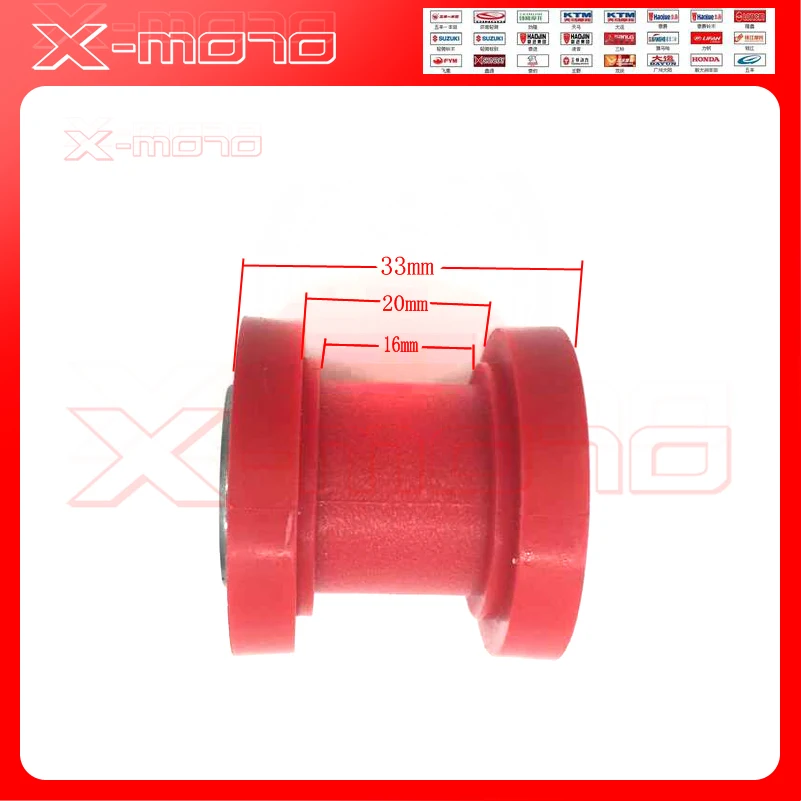 Мотоцикл 10 мм Цепной натяжитель ролика приводной ремённой шкив руководство 125 XR CRF 50 KLX110 Thumpstar яма для Dirt Pit Bike