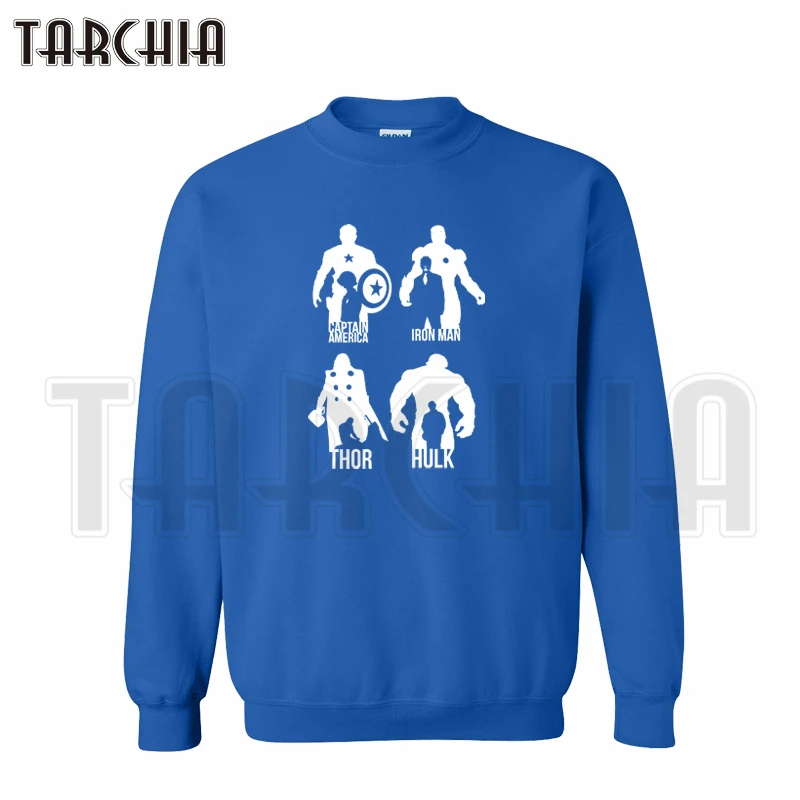 

TARCHIA 2019 Free Shipping Super Hero Avangers Iron man Hulk Captain America hoodies sweatshirt personalized man coat casual