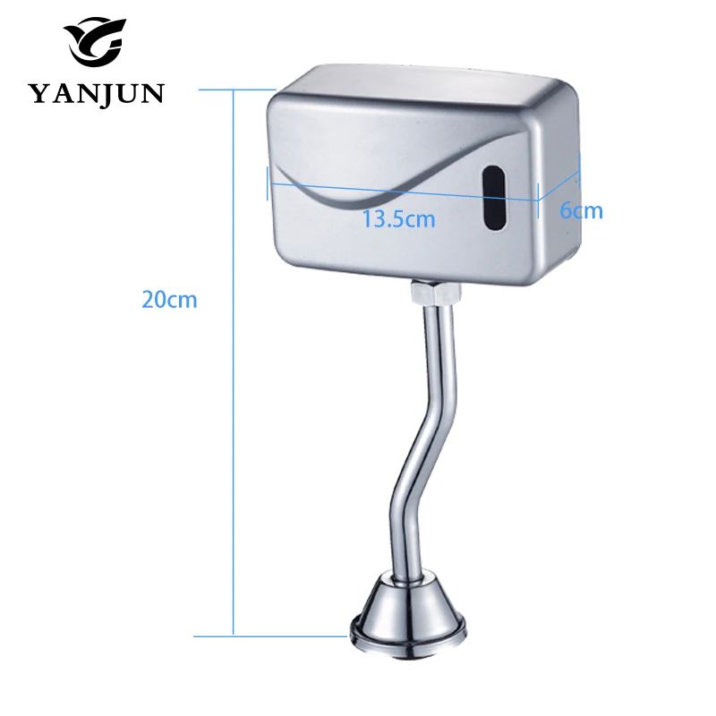 

11.11 SALE Exposed Urinal Flush Valve Automatic Sensor infrared Urine Flushing Touchless DC YJ-6320