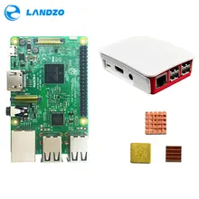 B Raspberry Pi 3 Starter Kit с Raspberry Pi 3 Модель B + оригинальный pi 3 чехол + Радиаторы пэ3 b/pi 3b с wi-fi и bluetooth