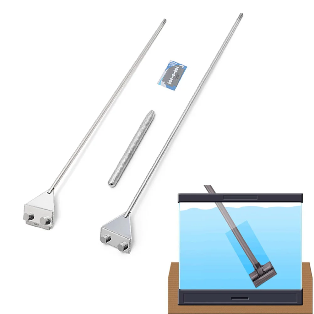 Hight Quality Stainless Steel Aquarium Glass fish Tank Seaweed Scraper