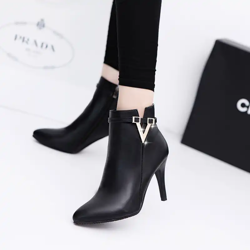 high heel rain boots