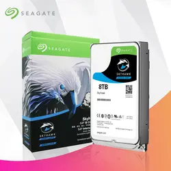 Seagate 10 ТБ видео внутренний жесткий диск 7200 RPM SATA 6 ГБ/сек. 3,5 дюйма 256 MB Кэш HDD для безопасности ST10000VX0004