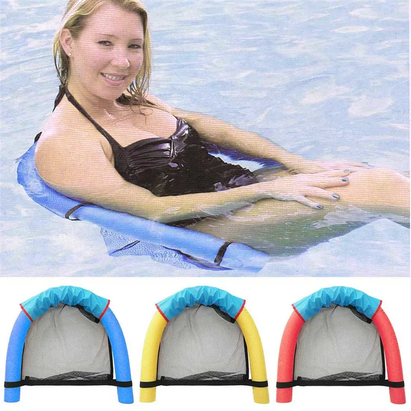 

1pc pool noodle floating chair 6.0x150cm Swimming Pool Seats multi colors pool amazing floating bed chair pool noodle chair