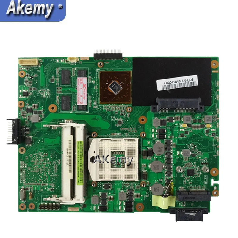 Akemy مع HD5470 8 * ذاكرة 1 GB كمبيوتر محمول اللوحة الأم ل ASUS K52DY A52D K52DE K52D X52D K52DR اللوحة إرسال i5 CPU + غرفة التبريد!