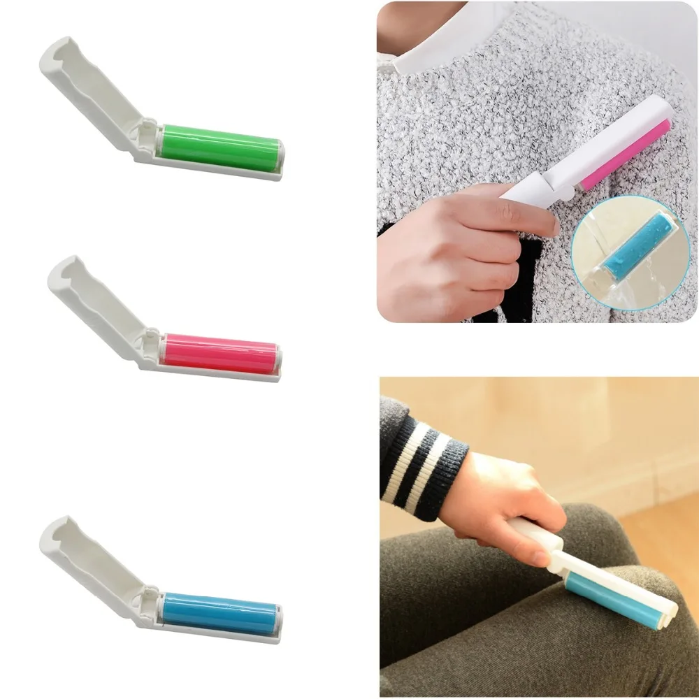 1Pc Portable Folding Cloths Roll Cleaner Dust Remover Laundry Supplies