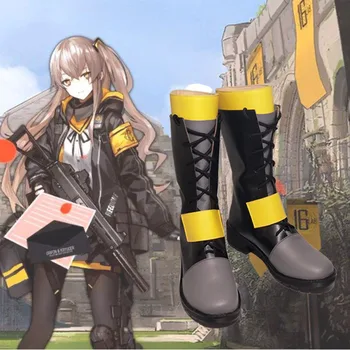 

2019 Hot Game Girls Frontline Ump45 shoes Cosplay in maiden Costume Halloween Superhero Props Accessories Ump45 shoes Cosplay