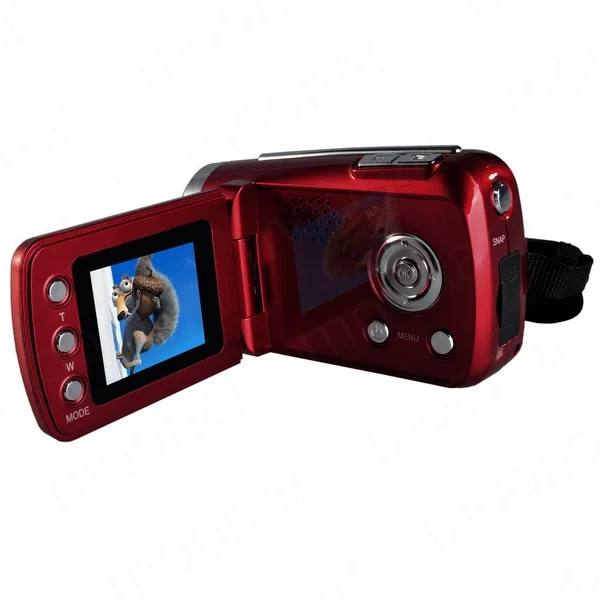 

Brand New Black Red Color Mini Series Digital Video Camera 4 x Digital Zoom Hand Grip With SD/MMC Card Slot