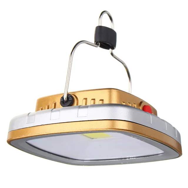 Portable 3w 300lm Cob Led Solar Lantern Usb Rechargeable Camping