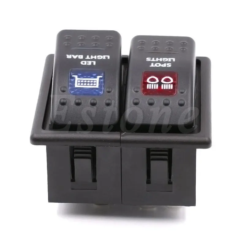 

2x Car Boat Rocker Switch Clip Panel Patrol Holder Housing For ARB Carling Style