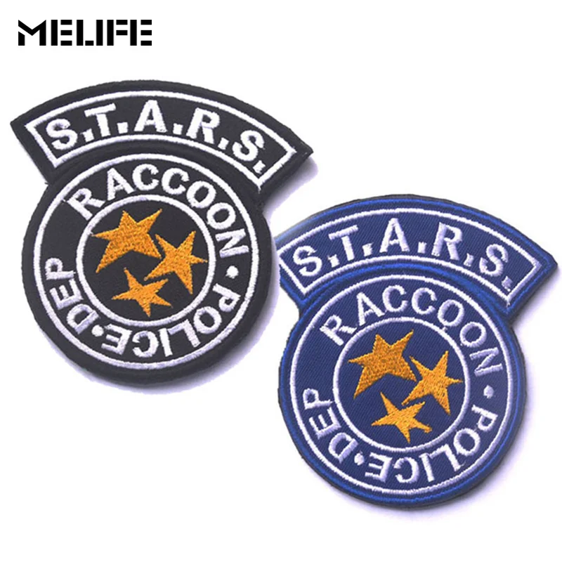 

Hunting accessories Patch S.T.A.R.S. Resident Evil Raccoon City Embroidered Patch Tactical Military badges For clothing bags cup