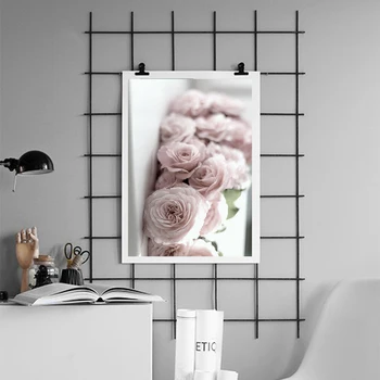 

Blush Pink Roses Nordic Wall Art Canvas Poster and Print Flowers Canvas Painting Picture for Living Room scandinavian Home Decor