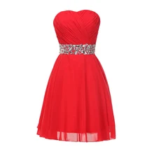 Heiße verkäufe red kurze cocktailkleider 2016 robe de cocktail courte günstige a line kristalle party homecoming kleider