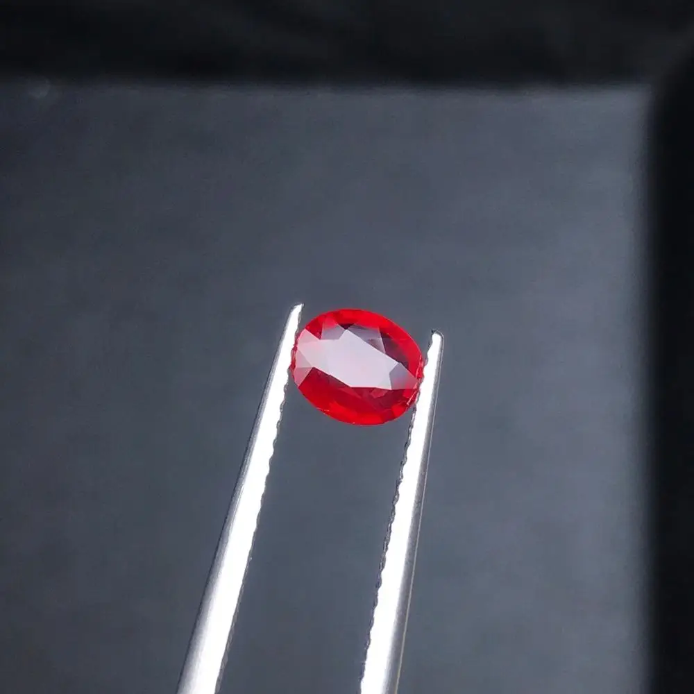 

AIG Certificated 0.58ct No Indication Unheat Faceted Natural Red Ruby Gems Loose Gemstones Rubi Loose Stones