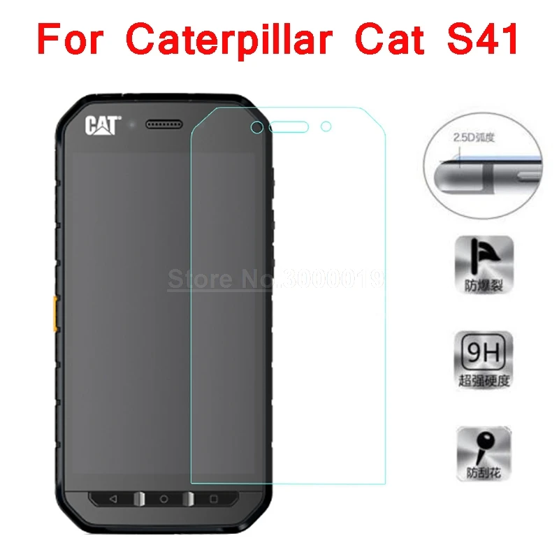

For Caterpillar CAT S41 Screen Protector Front Explosion-proof Tempered Glass Protective Film Cat S 41 5.0 inch Smartphone Glass